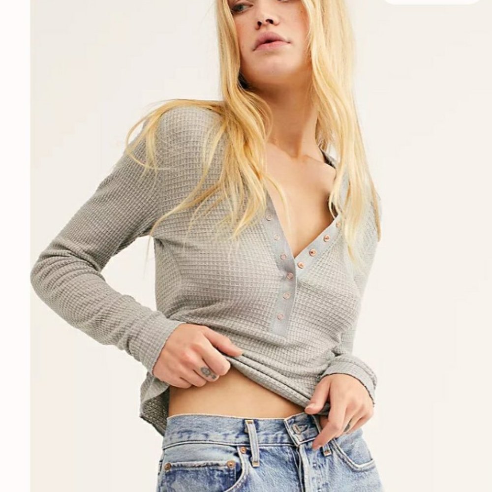 Free People - One of the Girls Henley